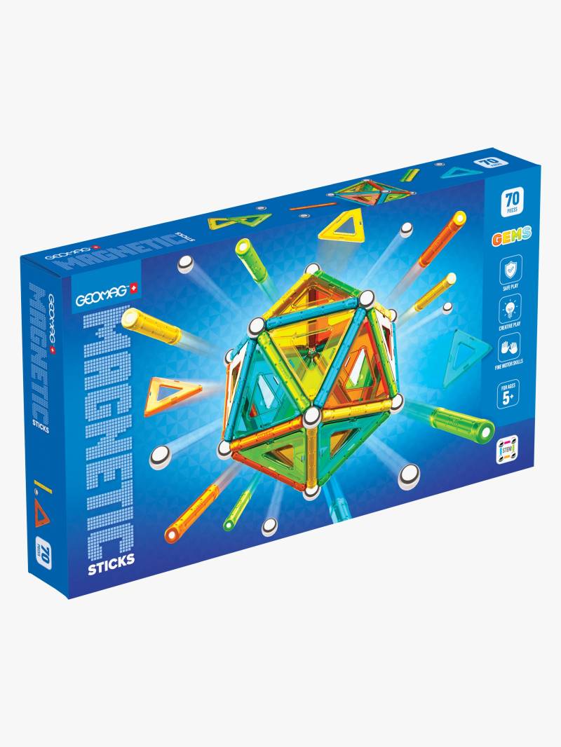 Geomag Magnetic Sticks Gems Bausatz 70 Teile von Geomag