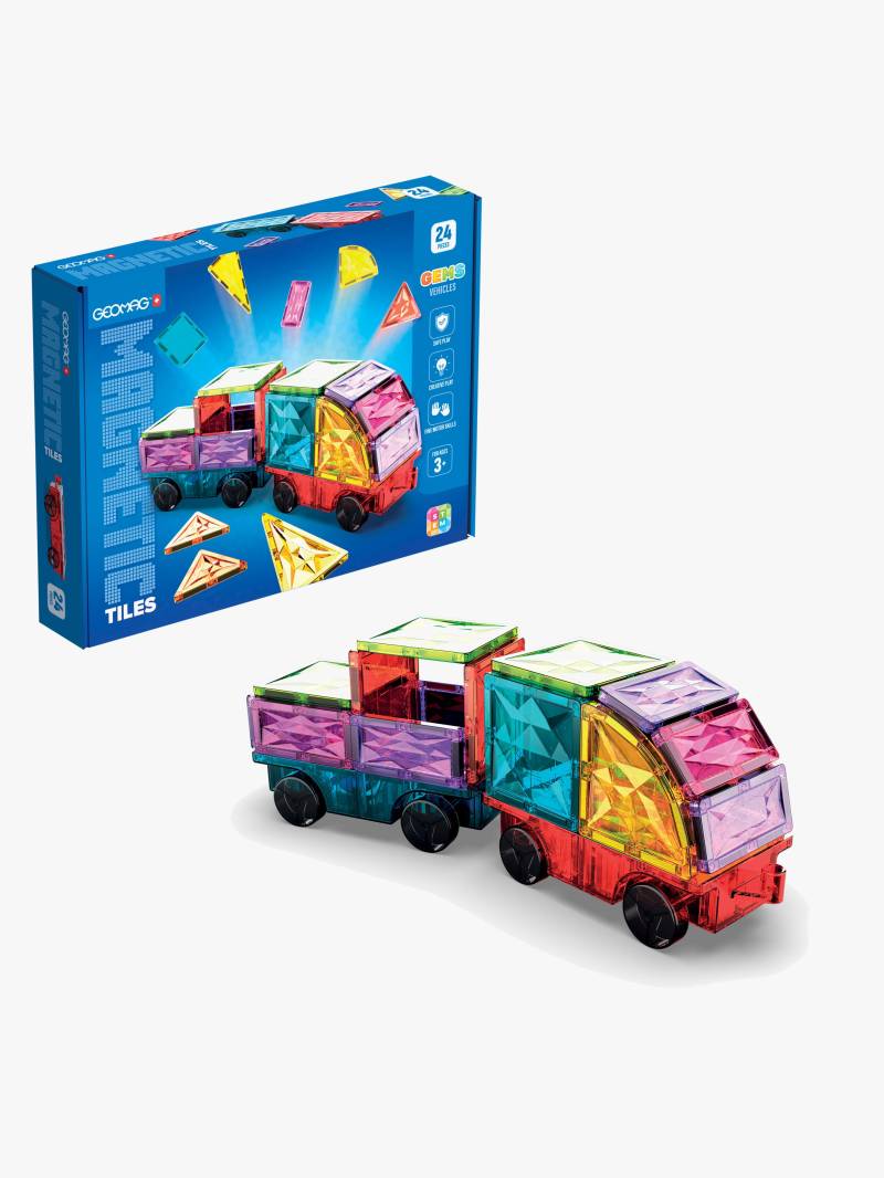 Geomag Magnetischer Bausatz Fahrzeug 24 Teile von Geomag