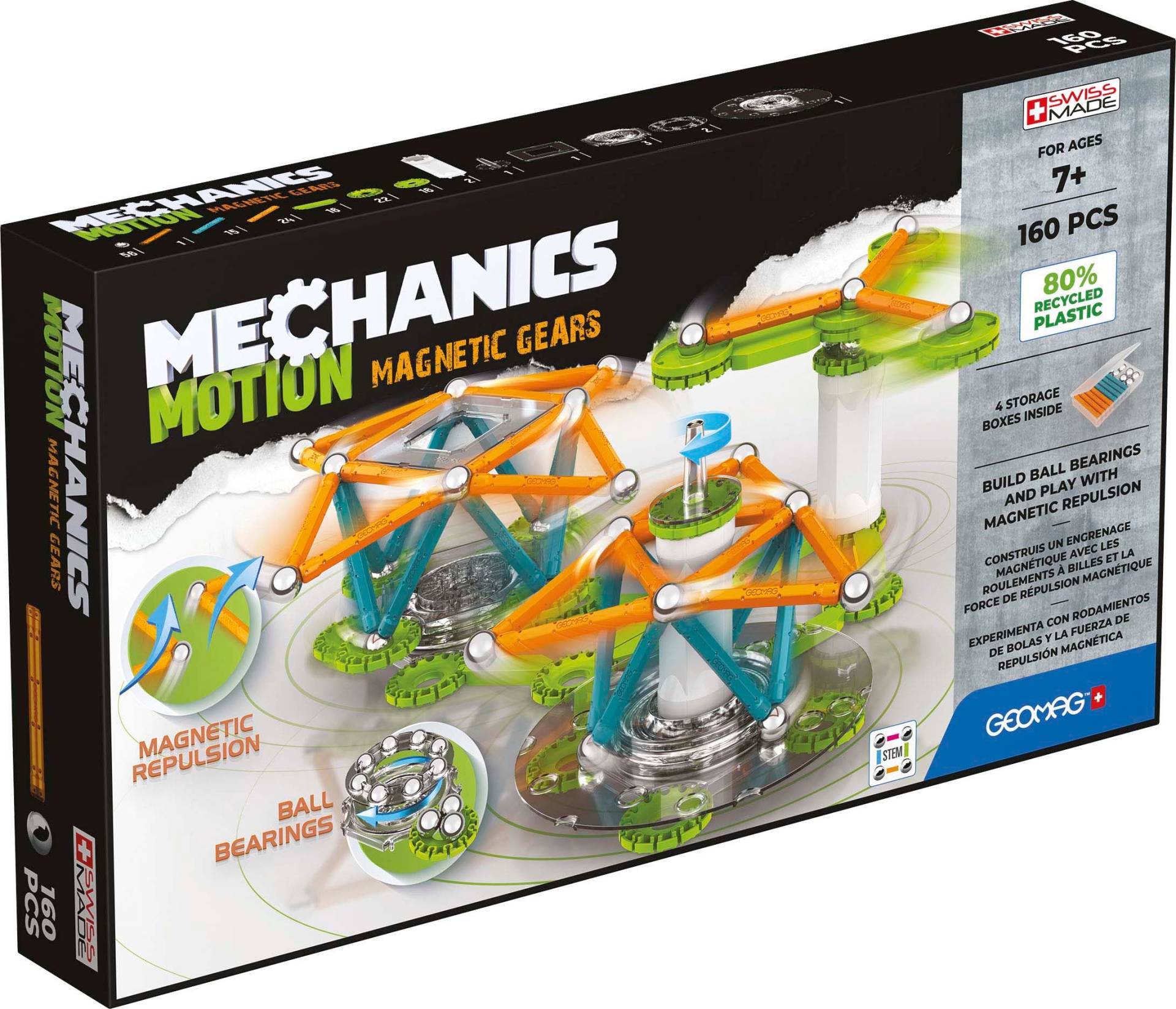 Geomag Mechanics Motion 3 Magnetische Gänge Bausatz 160 Teile Geomag Mechanics Motion 3 Magnetische Gänge Bausatz 160 Teile von Geomag