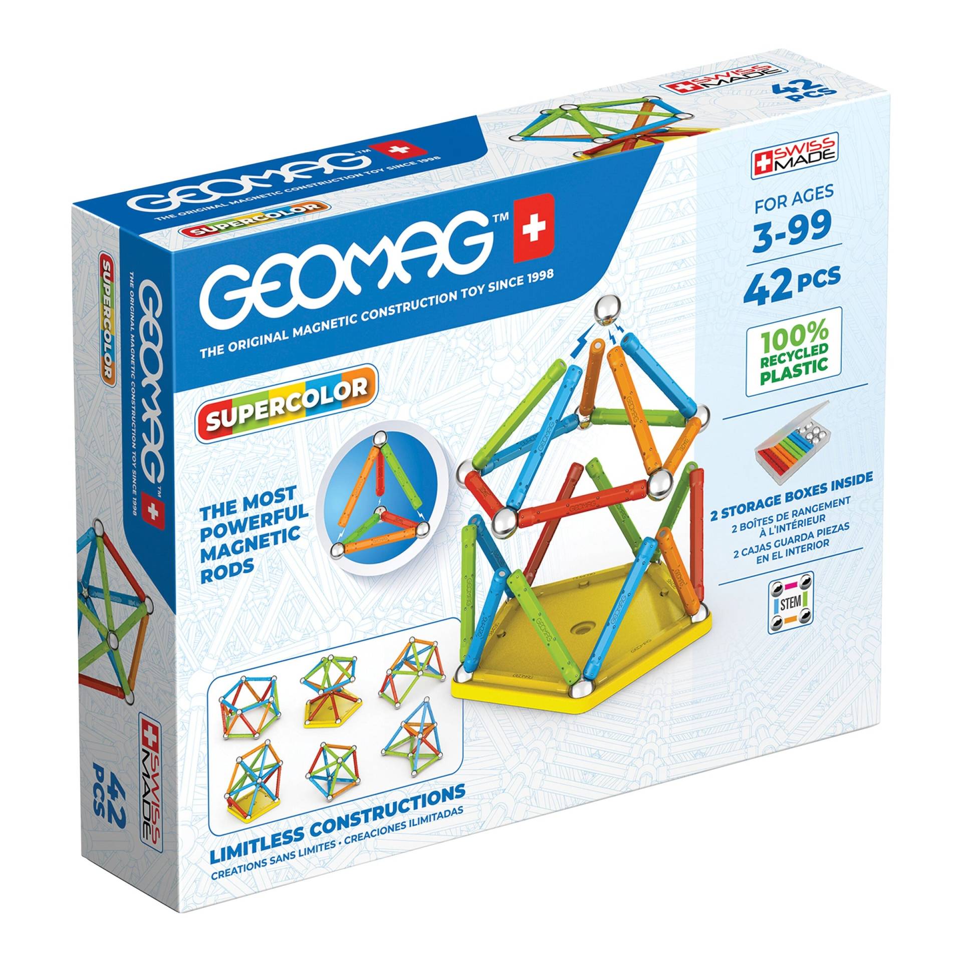 Geomag Supercolor 42 Recycled von Geomag