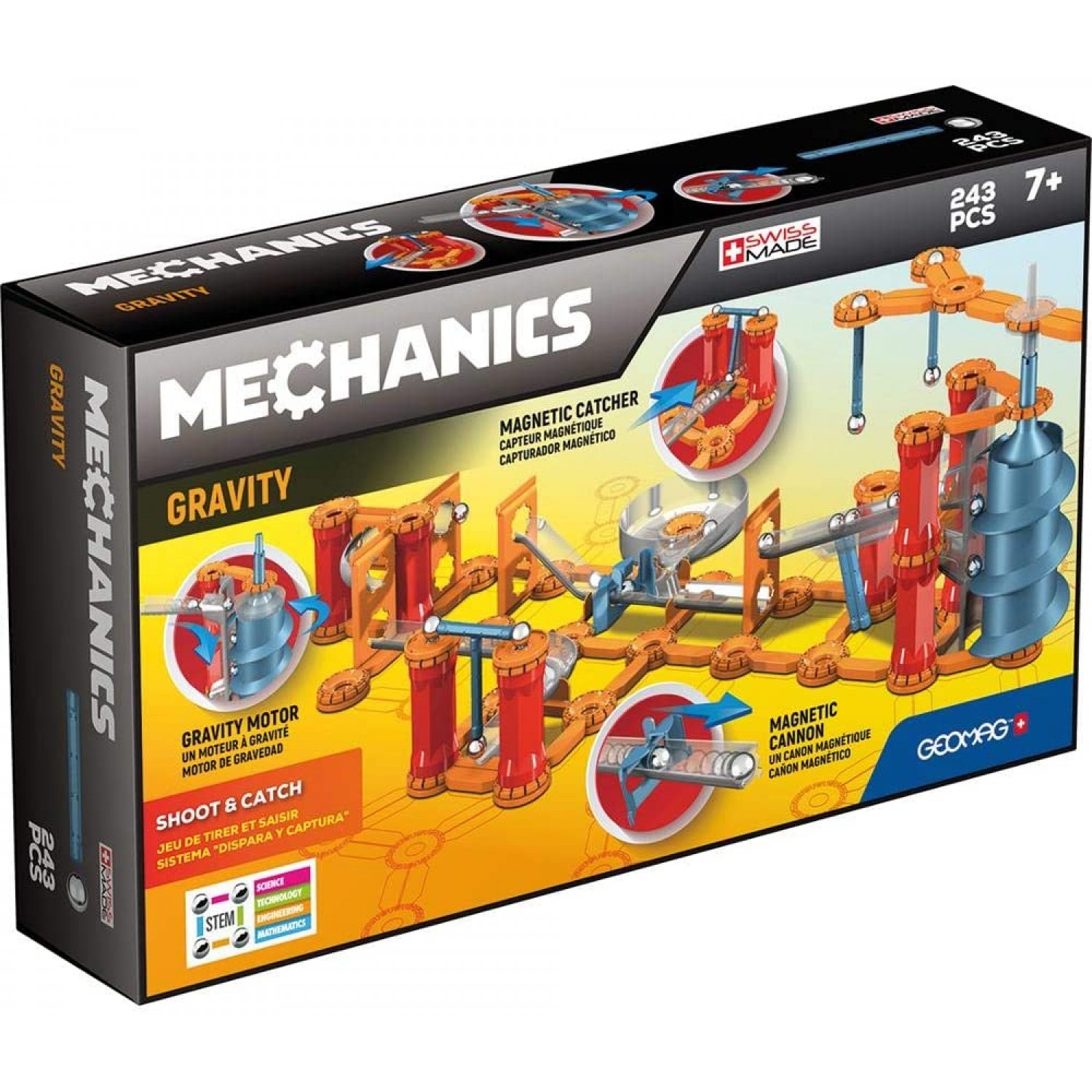 Konstruktionen Geomag Mechanics Shoot & Catch 243 Stk von Geomag