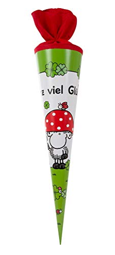 goldbuch 97 002-Schultüte 70 cm Sheepworld Ganz viel Glück für Jungen und Mädchen, Zuckertüte mit Motiv, Lackkarton Geschenktüte mit Filzverschluss, zur Einschulung und Schulanfang, ca. 70 x 19 cm goldbuch 97 002-Schultüte 70 cm Sheepworld Ganz viel Glück für Jungen und Mädchen, Zuckertüte mit Motiv, Lackkarton Geschenktüte mit Filzverschluss, zur Einschulung und Schulanfang, ca. 70 x 19 cm von goldbuch