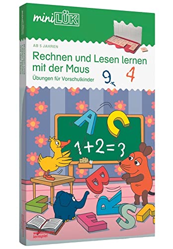 miniLÜK-Set: Vorschule/1. Klasse - Mathematik, Deutsch Rechnen und Lesen lernen mit der Maus: Inhalt: mini LÜK-Kontrollgerät, Übungshefte ... 1 und 2 (miniLÜK-Sets: Kasten + Übungsheft/e) von LÜK