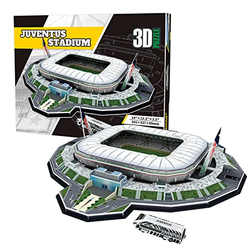 Georgie Porgy 3D Fußballstadion Puzzle DIY Spielzeug Bauen Baukästen (Del Alp Stadion 85 Stück) von Georgie Porgy