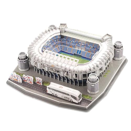 Georgie Porgy 3D Fußballstadion Puzzle Spielzeug Bauen Baukästen (Bernabeu 160 Stück) von Georgie Porgy