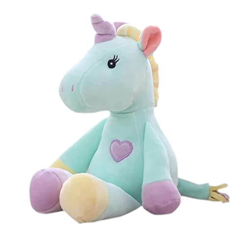 Georgie Porgy Plüsch Einhorn Super Sanft Samten Teddy Kuscheltier Tier Plüschtier für Kleinkind Kinder (Grün) von Georgie Porgy