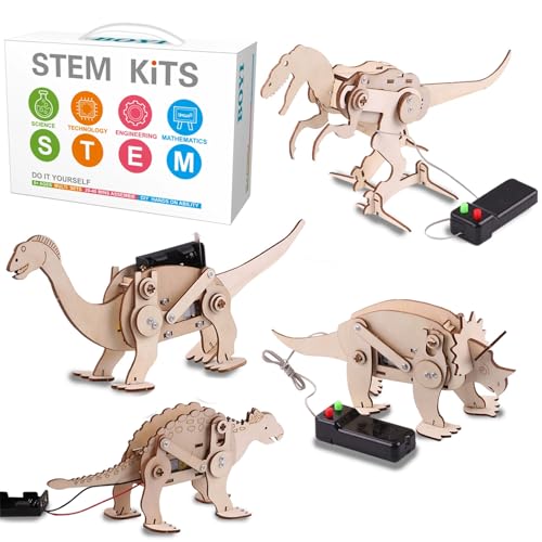 Georgie Porgy STEM Kits für Kinder Experimentierkasten 3D Holzpuzzles STEM Spielzeug Wissenschafts Sets DIY Modellbau Bastelsets Geburtstagsgeschenke für Jungen Mädchen (Dinosaurier Spielzeug 4 Stück) Georgie Porgy STEM Kits für Kinder Experimentierkasten 3D Holzpuzzles STEM Spielzeug Wissenschafts Sets DIY Modellbau Bastelsets Geburtstagsgeschenke für Jungen Mädchen (Dinosaurier Spielzeug 4 Stück) von Georgie Porgy