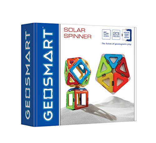 GeoSmart - Solar Spinner, Magnetic Construction Set, 23 Pieces, 5+ Years von GeoSmart