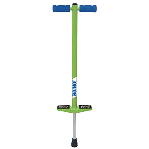 Geospace Jumparoo BOING! JR. Pogo Stick von Air Kicks, Größe S, für Kinder von 18-40 kg, Grün von Geospace