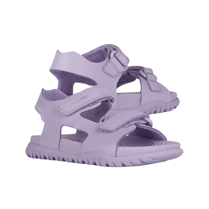 Klettsandalen J SANDAL FUSBETTO G. A in lilac von Geox