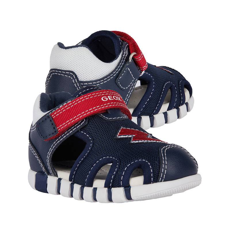 Lauflernsandalen B IUPIDOO B in navy&red von Geox