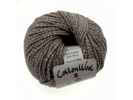 Gepard Garn CottonWool 5 Garn Unicolor 148 Eichelbraun von Gepard Garn