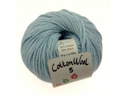 Gepard Garn CottonWool 5 Garn Unicolor 712 Helles Wasserblau Gepard Garn CottonWool 5 Garn Unicolor 712 Helles Wasserblau von Gepard Garn