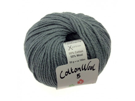 Gepard Garn CottonWool 5 Garn Unicolor 724 Petrol/Grau Gepard Garn CottonWool 5 Garn Unicolor 724 Petrol/Grau von Gepard Garn