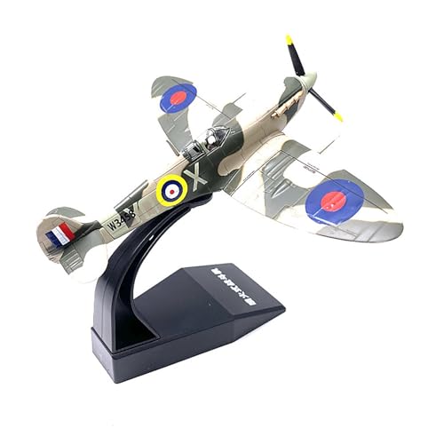 6,1 Zoll großes Britisches Spitfire Fighter-Modell im Maßstab 1:72, Flugzeugmodell, Jet Collectibles, Druckguss-Flugzeugmodell for Sammlung, Geschenk, Ornament von GerRit