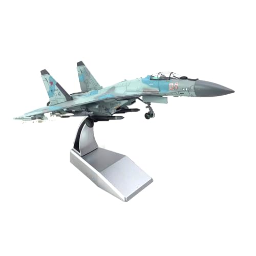 9,1-Zoll-Su-35-Kampfflugzeug Im Maßstab 1:100, Modellflugzeug, Flugzeugmodell, Jet-Sammlerstücke, Druckguss-Flugzeugmodell for Sammlung, Geschenk, Ornament (Size : A) von GerRit