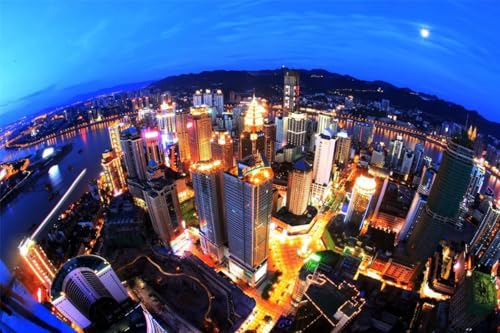 1000 Teile Puzzle für Erwachsene CHONGQING SKYLINE Poster Holzpuzzle China Zhang Asien Chinesische Stadt A489 Herausfordernde Puzzles für Freunde Familie Wanddekoration 1000 Teile Puzzle für Erwachsene CHONGQING SKYLINE Poster Holzpuzzle China Zhang Asien Chinesische Stadt A489 Herausfordernde Puzzles für Freunde Familie Wanddekoration von Geroclonup