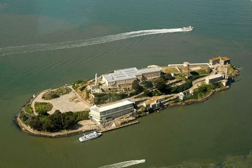 1000-teiliges Puzzle für Erwachsene, Alcatraz Island Prison Hochglanzposter San Francisco Ansicht, anspruchsvolle Puzzles für Freunde, Familie, Teenager, Wanddekoration, Kunst, 50 x 75 cm (A29) von Geroclonup