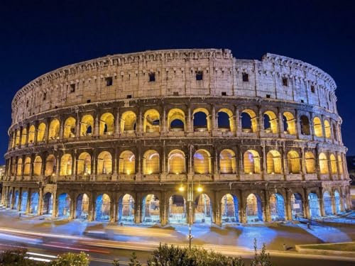 1000-teiliges Puzzle für Erwachsene, Motiv: römisches Kolosseum, glänzendes Poster, italienisches Kolosseum, Roma, herausfordernde Puzzles für Freunde, Familie, Teenager, Wanddekoration, Kunst, 50 x 1000-teiliges Puzzle für Erwachsene, Motiv: römisches Kolosseum, glänzendes Poster, italienisches Kolosseum, Roma, herausfordernde Puzzles für Freunde, Familie, Teenager, Wanddekoration, Kunst, 50 x von Geroclonup