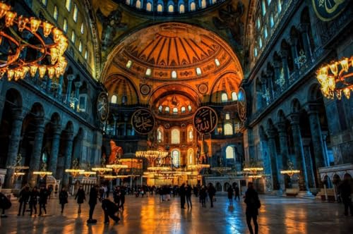 1000-teiliges Puzzle für Erwachsene, schönes Hagia Sophia, glänzendes Poster, Truthahn, Istanbul-Museum, herausfordernde Puzzles für Freunde, Familie, Teenager, Wanddekoration, Kunst, 50 x 75 cm (A47) 1000-teiliges Puzzle für Erwachsene, schönes Hagia Sophia, glänzendes Poster, Truthahn, Istanbul-Museum, herausfordernde Puzzles für Freunde, Familie, Teenager, Wanddekoration, Kunst, 50 x 75 cm (A47) von Geroclonup