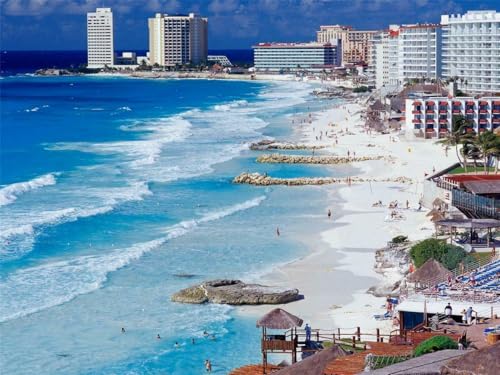 Puzzle für Erwachsene, 1000 Teile, Cancun Mexiko Skyline, glänzend, Holzpuzzles, Riviera, Maya, Resort, Ozean, A256, anspruchsvolle Puzzles für Freunde, Familie, Wanddekoration Puzzle für Erwachsene, 1000 Teile, Cancun Mexiko Skyline, glänzend, Holzpuzzles, Riviera, Maya, Resort, Ozean, A256, anspruchsvolle Puzzles für Freunde, Familie, Wanddekoration von Geroclonup