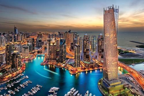 Puzzle für Erwachsene, 1000 Teile, Dubai, UAE, Skyline, glänzend, Holzpuzzle, Druck, arabischer Caya-Turm, A267, herausfordernde Puzzles für Freunde, Familie, Wanddekoration Puzzle für Erwachsene, 1000 Teile, Dubai, UAE, Skyline, glänzend, Holzpuzzle, Druck, arabischer Caya-Turm, A267, herausfordernde Puzzles für Freunde, Familie, Wanddekoration von Geroclonup