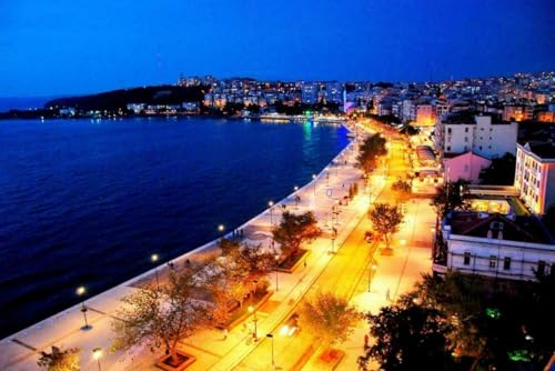 Puzzle für Erwachsene, 1000 Teile, EDIRNE TURKEY SKYLINE Glänzendes Holzpuzzle, Druck, Nachtansicht Türkei, A264, herausfordernde Puzzles für Freunde, Familie, Wanddekoration Puzzle für Erwachsene, 1000 Teile, EDIRNE TURKEY SKYLINE Glänzendes Holzpuzzle, Druck, Nachtansicht Türkei, A264, herausfordernde Puzzles für Freunde, Familie, Wanddekoration von Geroclonup