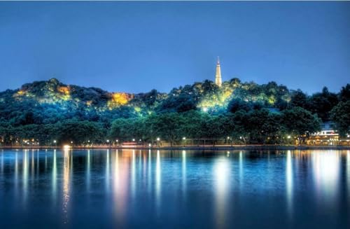 Puzzle für Erwachsene, 1000 Teile, Hangzhou, Porzellan, Skyline, glänzend, Holzpuzzles, Banner, zhejiang view A245, herausfordernde Puzzles für Freunde, Familie, Wanddekoration Puzzle für Erwachsene, 1000 Teile, Hangzhou, Porzellan, Skyline, glänzend, Holzpuzzles, Banner, zhejiang view A245, herausfordernde Puzzles für Freunde, Familie, Wanddekoration von Geroclonup