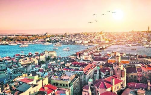 Puzzle für Erwachsene, 1000 Teile, Istanbul, Türkei, Skyline, glänzend, Holzpuzzles, Banner, Landschaft, Sonne, A281, herausfordernde Puzzles für Freunde, Familie, Wanddekoration Puzzle für Erwachsene, 1000 Teile, Istanbul, Türkei, Skyline, glänzend, Holzpuzzles, Banner, Landschaft, Sonne, A281, herausfordernde Puzzles für Freunde, Familie, Wanddekoration von Geroclonup