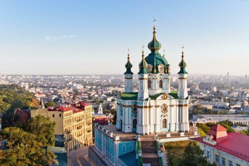 Puzzle für Erwachsene, 1000 Teile, KIEV ST ANDREWS CHURCH SKYLINE Glänzende Holzpuzzles Banner, Ukraine A268, herausfordernde Puzzles für Freunde, Familie, Wanddekoration Puzzle für Erwachsene, 1000 Teile, KIEV ST ANDREWS CHURCH SKYLINE Glänzende Holzpuzzles Banner, Ukraine A268, herausfordernde Puzzles für Freunde, Familie, Wanddekoration von Geroclonup