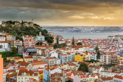 Puzzle für Erwachsene, 1000 Teile, Lissabon Bay, Portugal, Skyline, glänzend, Holzpuzzles, Banner, coole Stadt, A232, herausfordernde Puzzles für Freunde, Familie, Wanddekoration Puzzle für Erwachsene, 1000 Teile, Lissabon Bay, Portugal, Skyline, glänzend, Holzpuzzles, Banner, coole Stadt, A232, herausfordernde Puzzles für Freunde, Familie, Wanddekoration von Geroclonup