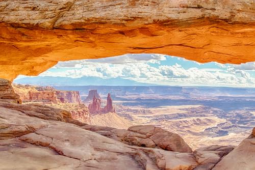 Puzzle für Erwachsene, 1000 Teile, Mesa-Bogen bei Sonnenaufgang, Canyonlands-Nationalpark, Utah-Berge, Foto, Fotografie, Sonnenuntergang, Landschaft, Familie, lustig, herausfordernd, Urlaubspuzzle, Puzzle für Erwachsene, 1000 Teile, Mesa-Bogen bei Sonnenaufgang, Canyonlands-Nationalpark, Utah-Berge, Foto, Fotografie, Sonnenuntergang, Landschaft, Familie, lustig, herausfordernd, Urlaubspuzzle, von Geroclonup