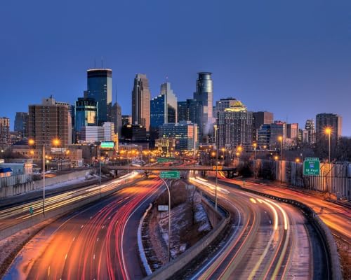 Puzzle für Erwachsene, 1000 Teile, Minneapolis Skyline, glänzendes Poster, Bild, Foto, Minnesota Timberwolves Wild A070, herausfordernde Puzzles für Freunde und Familie Puzzle für Erwachsene, 1000 Teile, Minneapolis Skyline, glänzendes Poster, Bild, Foto, Minnesota Timberwolves Wild A070, herausfordernde Puzzles für Freunde und Familie von Geroclonup