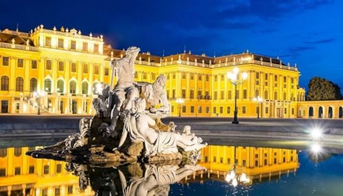 Puzzle für Erwachsene, 1000 Teile, Motiv: Wien / Österreich, Skyline bei Nacht, glänzend, Holzpuzzles, Banner, Statuen, A231, herausfordernde Puzzles für Freunde, Familie, Wanddekoration Puzzle für Erwachsene, 1000 Teile, Motiv: Wien / Österreich, Skyline bei Nacht, glänzend, Holzpuzzles, Banner, Statuen, A231, herausfordernde Puzzles für Freunde, Familie, Wanddekoration von Geroclonup