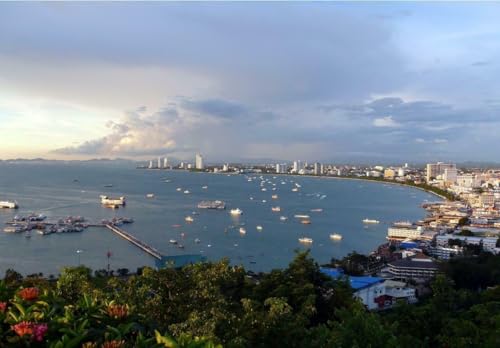 Puzzle für Erwachsene, 1000 Teile, Pattaya, Thailand, Skyline, glänzend, Holzpuzzle, Banner, Luftbild, A280, herausfordernde Puzzles für Freunde, Familie, Wanddekoration Puzzle für Erwachsene, 1000 Teile, Pattaya, Thailand, Skyline, glänzend, Holzpuzzle, Banner, Luftbild, A280, herausfordernde Puzzles für Freunde, Familie, Wanddekoration von Geroclonup