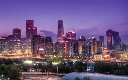 Puzzle für Erwachsene, 1000 Teile, Peking Skyline bei Nacht, glänzendes Poster, Bild, Foto, China, Stadt, Hauptstadt, Wand, A031, herausfordernde Puzzles für Freunde und Familie Puzzle für Erwachsene, 1000 Teile, Peking Skyline bei Nacht, glänzendes Poster, Bild, Foto, China, Stadt, Hauptstadt, Wand, A031, herausfordernde Puzzles für Freunde und Familie von Geroclonup