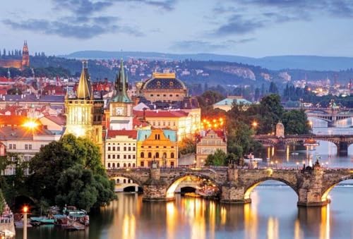 Puzzle für Erwachsene, 1000 Teile, Prag, Tschechische Republik, Skyline, glänzend, Holzpuzzle, Banner, Brücke, A293, herausfordernde Puzzles für Freunde, Familie, Wanddekoration Puzzle für Erwachsene, 1000 Teile, Prag, Tschechische Republik, Skyline, glänzend, Holzpuzzle, Banner, Brücke, A293, herausfordernde Puzzles für Freunde, Familie, Wanddekoration von Geroclonup