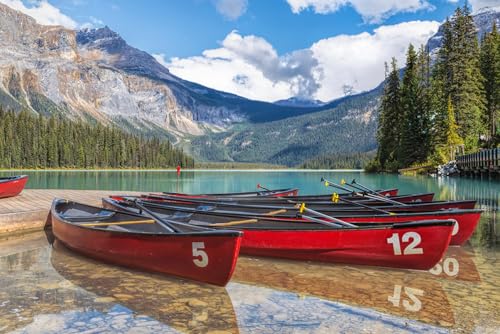 Puzzle für Erwachsene, 1000 Teile, Smaragd-See, Yoho-Nationalpark, Kanada, Foto, Foto, Familie, lustig, herausfordernd, Urlaubspuzzles für Erwachsene, Puzzle, Geschenk für Frauen, Männer, Senioren Puzzle für Erwachsene, 1000 Teile, Smaragd-See, Yoho-Nationalpark, Kanada, Foto, Foto, Familie, lustig, herausfordernd, Urlaubspuzzles für Erwachsene, Puzzle, Geschenk für Frauen, Männer, Senioren von Geroclonup