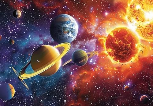 Puzzle für Erwachsene, 1000 Teile, Sonnensystem, Planeten, herausforderndes Puzzle, perfekt für Spiel, Tierliebhaber, herausfordernde Puzzles für Freunde, Familie Puzzle für Erwachsene, 1000 Teile, Sonnensystem, Planeten, herausforderndes Puzzle, perfekt für Spiel, Tierliebhaber, herausfordernde Puzzles für Freunde, Familie von Geroclonup