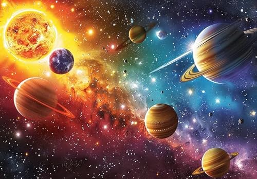 Puzzle für Erwachsene, 1000 Teile, Sonnensystem, Planeten, herausforderndes Puzzle, perfekt für Spiel, Tierliebhaber, herausfordernde Puzzles für Freunde, Familie Puzzle für Erwachsene, 1000 Teile, Sonnensystem, Planeten, herausforderndes Puzzle, perfekt für Spiel, Tierliebhaber, herausfordernde Puzzles für Freunde, Familie von Geroclonup
