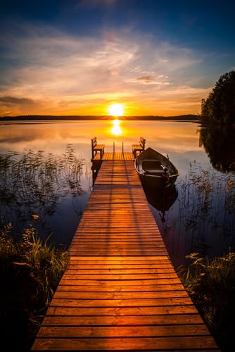 Puzzle für Erwachsene 1000 Teile Sonnenuntergang über dem Angelsteg am Finnland See Foto Nationalberg Natur Landschaft Park Familie Lustig Herausfordernd Urlaub Puzzles Geschenk Puzzle für Erwachsene 1000 Teile Sonnenuntergang über dem Angelsteg am Finnland See Foto Nationalberg Natur Landschaft Park Familie Lustig Herausfordernd Urlaub Puzzles Geschenk von Geroclonup