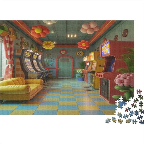 Arcade 1000 Teile, Impossible Puzzle, Geschicklichkeitsspiel Für Die Ganze Familie, Farbenfrohes Legespiel, Erwachsenenpuzzle Ab 14 Jahren 1000pcs (75x50cm) von Gerrit