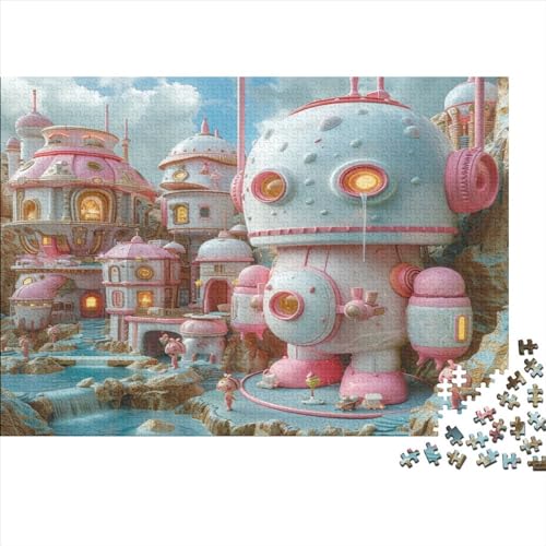 Emo Robots Puzzle 500 Teile Erwachsene-Puzzle Für Kinder Ab 14 Jahren, Farbenfrohes Legespiel,Geschicklichkeitsspiel Für Die Ganze Familie, 500pcs (52x38cm) von Gerrit