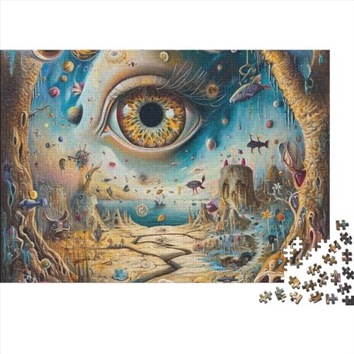Large Human Eye Erwachsene 300 Teile Puzzle Lernspiel Geburtstag Geschicklichkeitsspiel Für Die Ganze Familie Home Decor Stress Relief 300pcs (40x28cm) von Gerrit