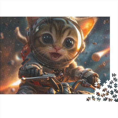 Smiling Dwarf Kitten Puzzle 1000 Teile Erwachsene-Puzzle Für Kinder Ab 14 Jahren, Farbenfrohes Legespiel,Geschicklichkeitsspiel Für Die Ganze Familie, 1000pcs (75x50cm) von Gerrit