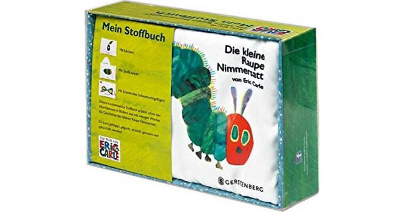 Buch - Die kleine Raupe Nimmersatt - Mein Stoffbuch von Gerstenberg Verlag