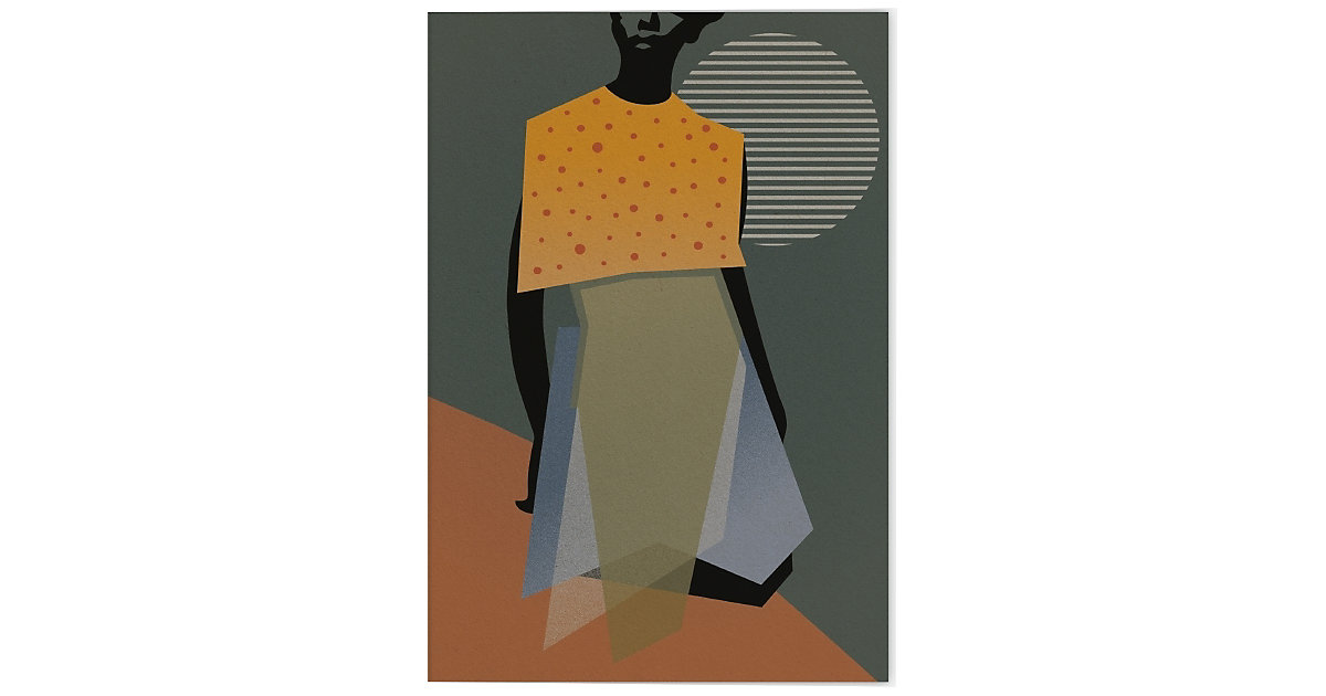 VE Farbenfrohes Afrika Klappkarte Motiv Lagos Fashion 5 Ex. von Gerstenberg Verlag