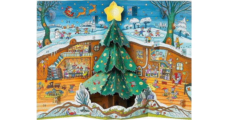 Buch - Weihnachten bei Familie Maus Pop-up-Adventskalender von Gerstenberg Verlag