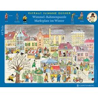 Wimmel-Rahmenpuzzle Marktplatz im Winter (Kinderpuzzle) von Gerstenberg