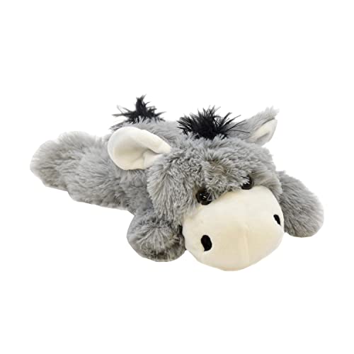 Esel liegend Kuscheltier 32 cm Plüschtier Grau Stofftier von Geschenkestadl